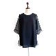 full image Madam Grace Chiffon Blouse BLACK